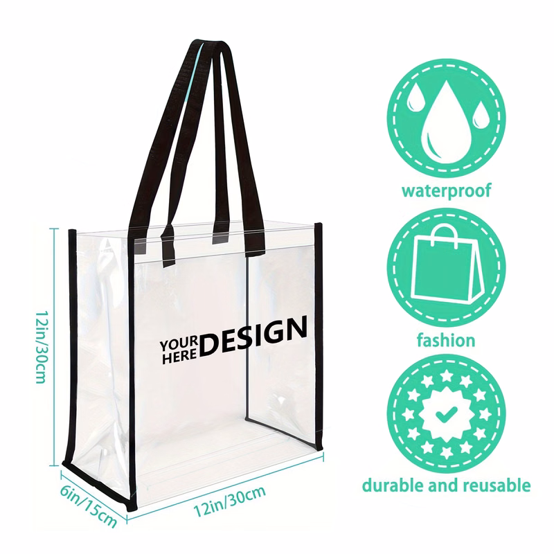 PVC Clear Water-Resistant Travel Bag