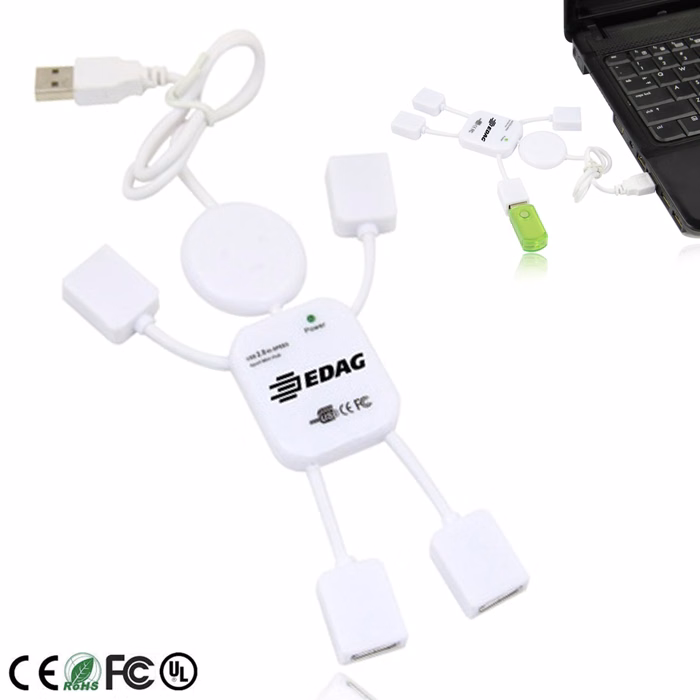Hub Man 4 Port USB - 2.0 High Speed