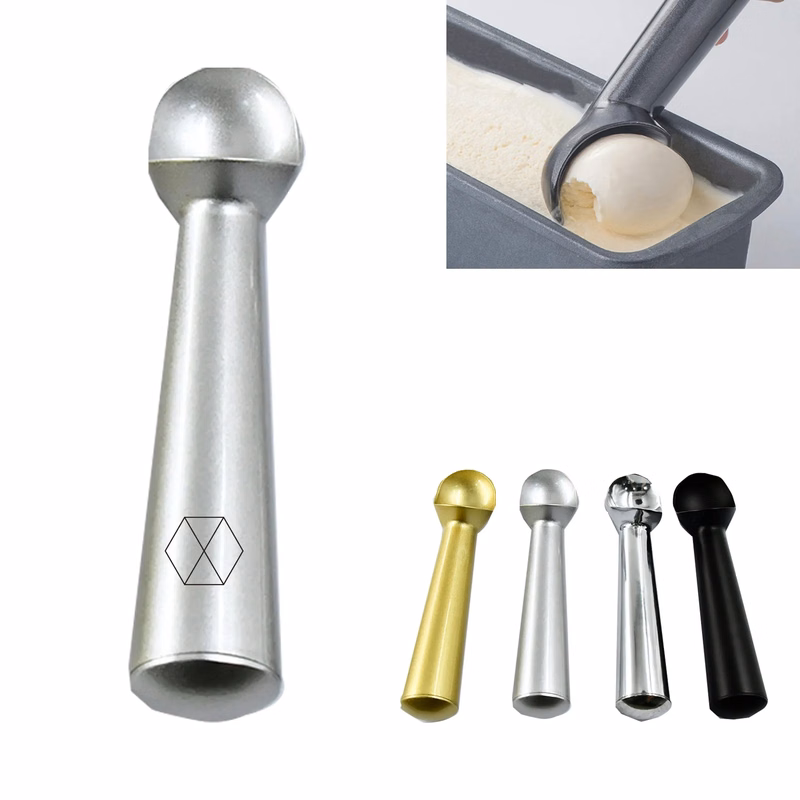 Solid Stainless Steel Ice Cream Scoop MOQ 50pcs