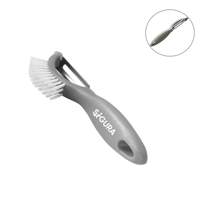 3" 1 Vegetable Brush & Peeler 1