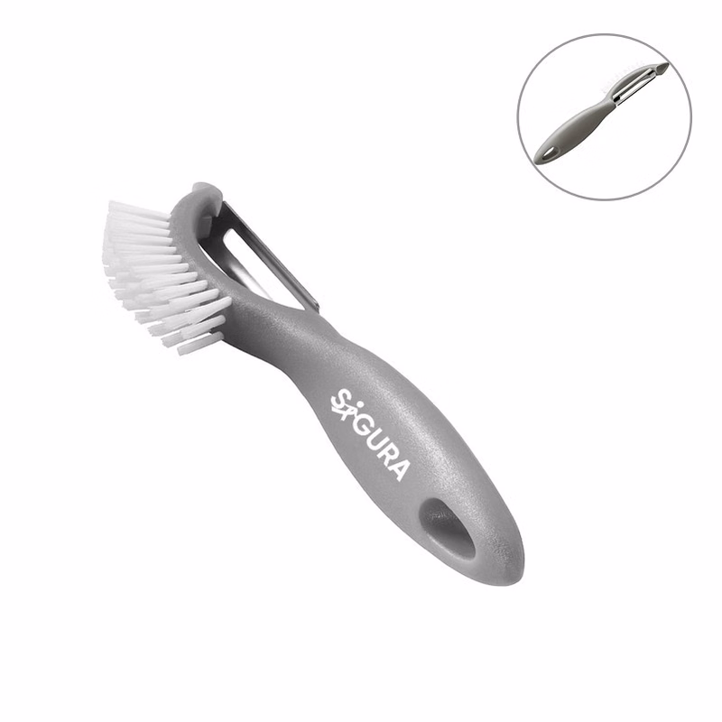 3" 1 Vegetable Brush & Peeler
