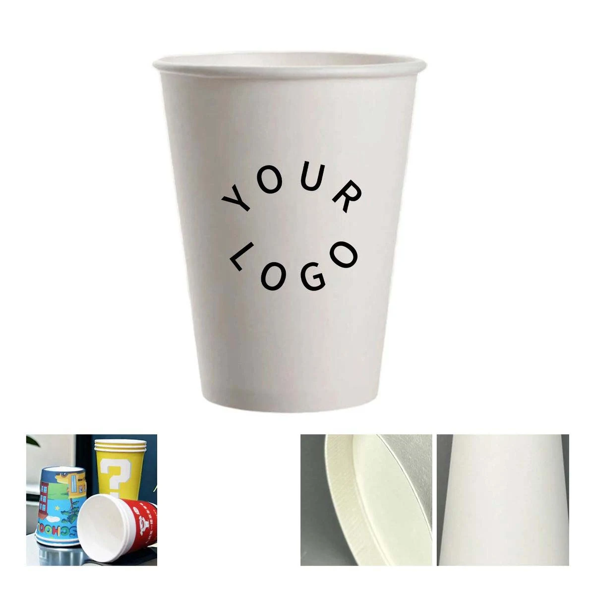 Durable Paper Hot Drink Cups with Poly Coating 1