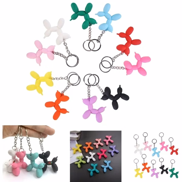 Custom Dog Shaped Keychain with Metal Split Ring — Pet Industry Corporate Gift