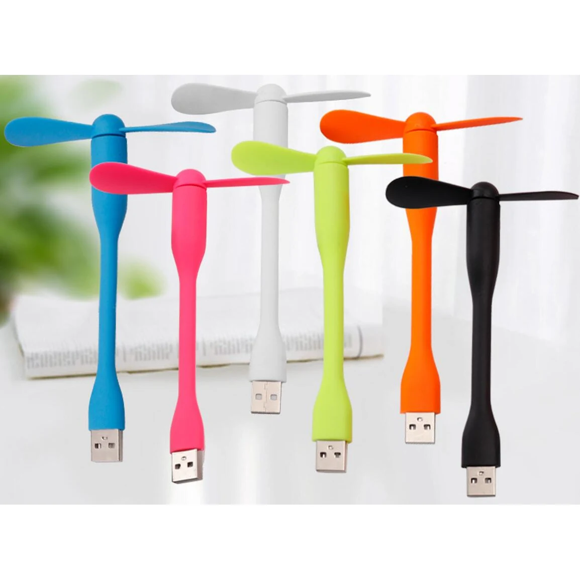 Custom Mini Portable USB Fan 2 - Speed Quiet Lightweight 1