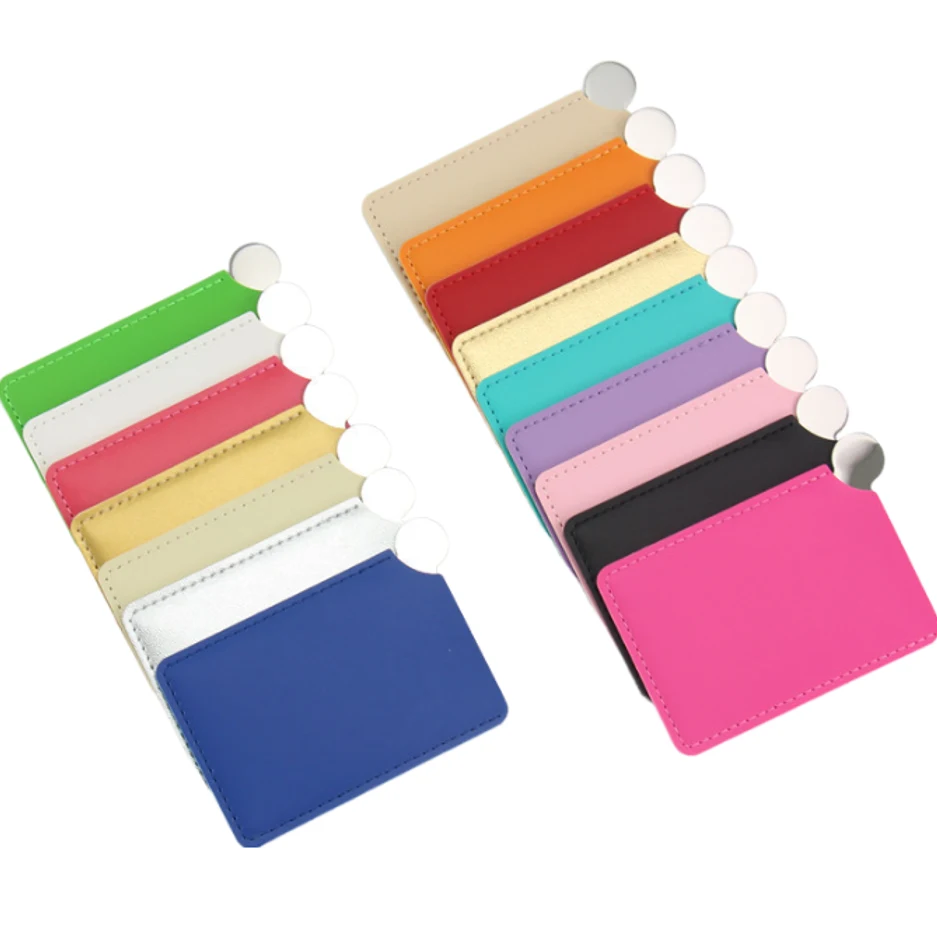 Pocket Mirror with Leather Cover 1