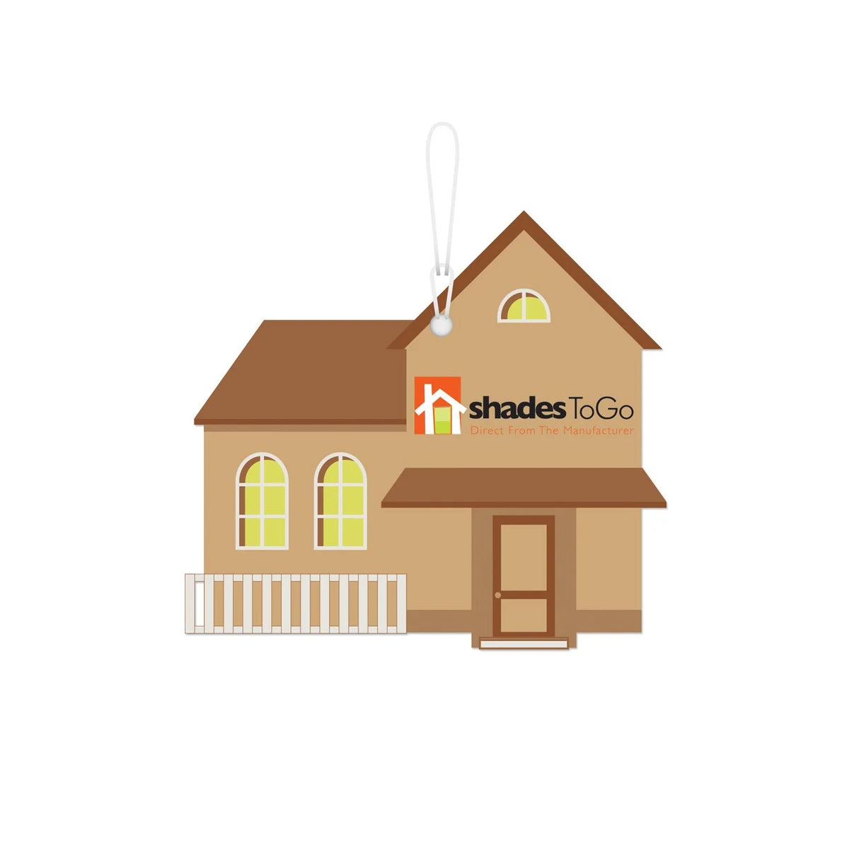 House Stock Shape Air Freshener 1