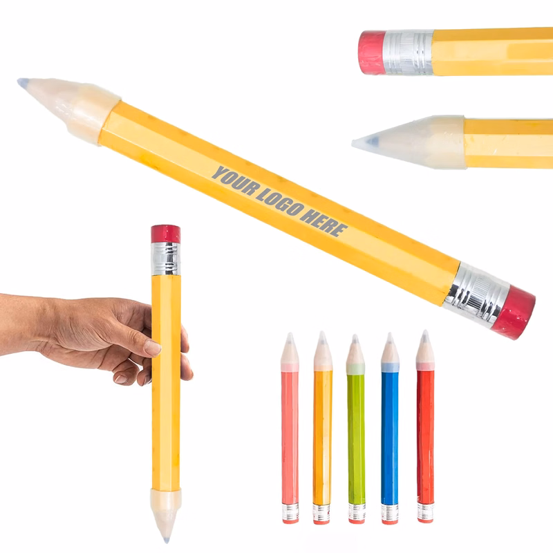 Giant Pencil Wooden Novelty Funny Office Christmas Gift
