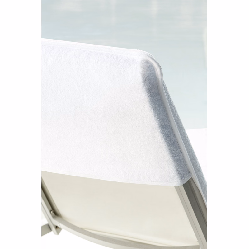 Terry Lounge Chair Cover w/Fitted Hood (85"x30")