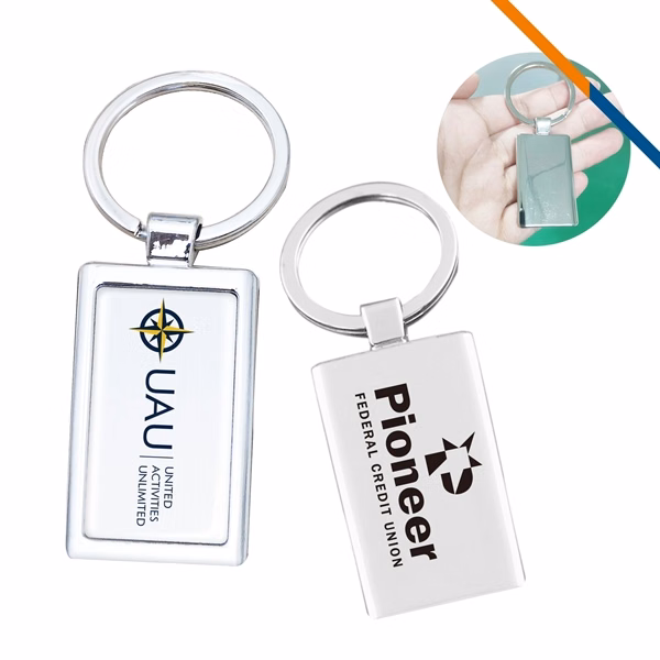 Custom Wisdom Metal Key Tag 2.03 inches — Educational & Hospitality Gift