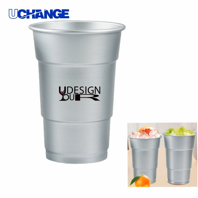 Recyclable Aluminum Bear Cup Container (16oz)