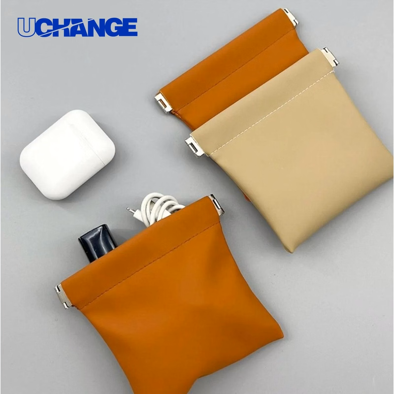 PU Leather Jewelry and Lipstick Pouch Case for Travel