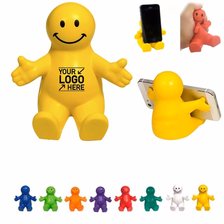 Custom Happy Dude Phone Holder Stress Reliever