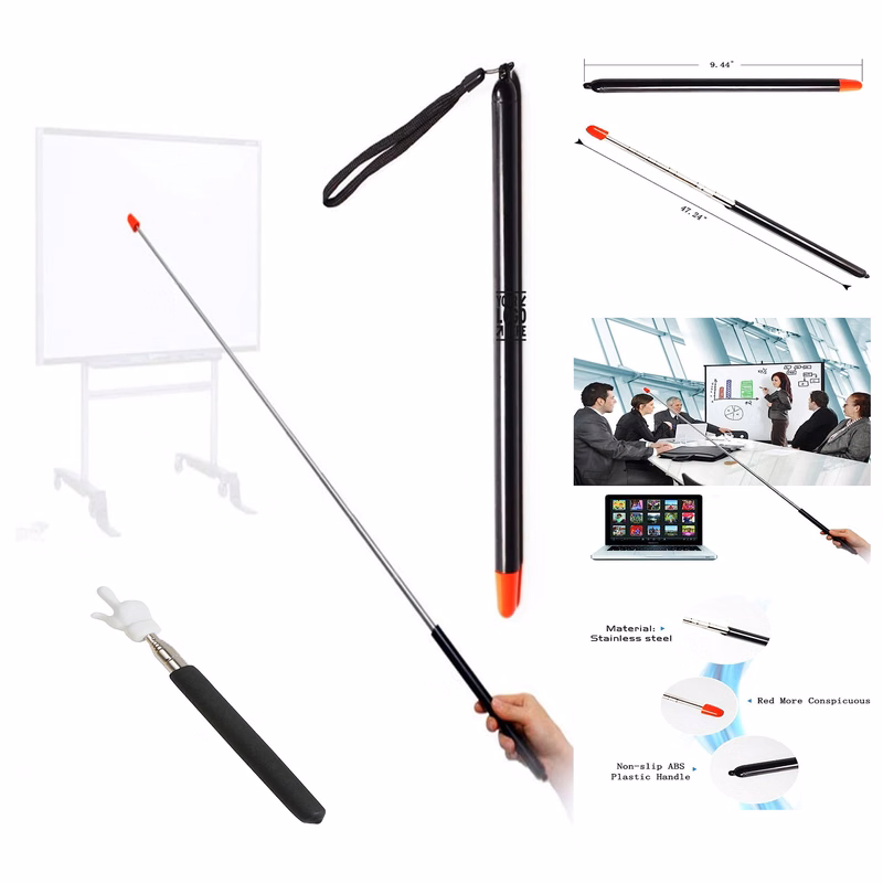 Extended Length 47.2 Inc Telescopic Teachers Pointer Teaching Pointer Stick