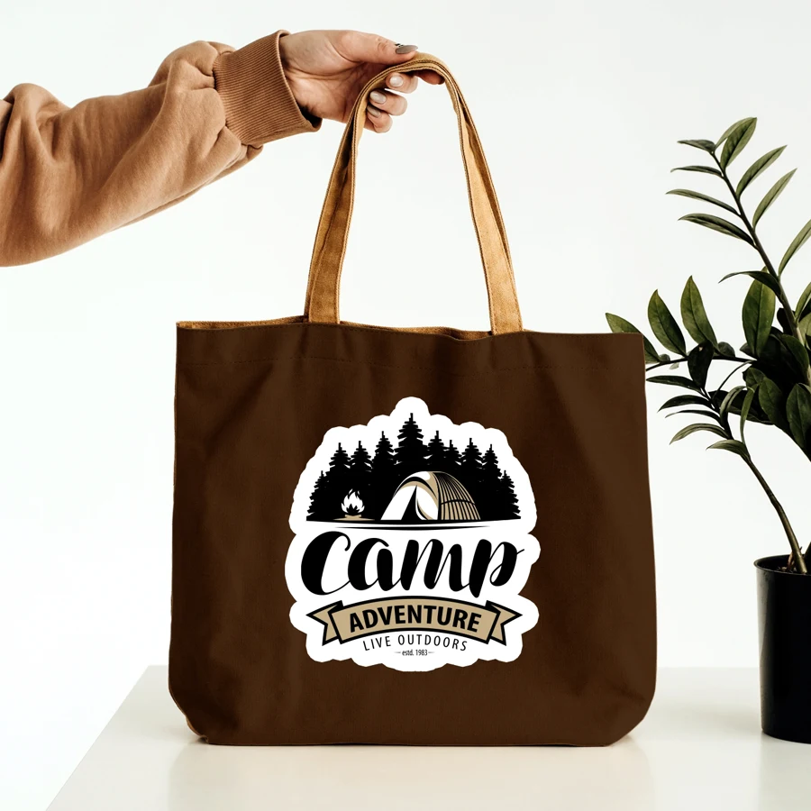 12 oz Cotton Canvas Tote Bag - 13"W x 15"H 1