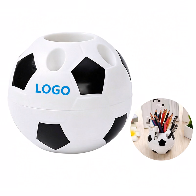 Soccer Ball Shaped Pen Holder