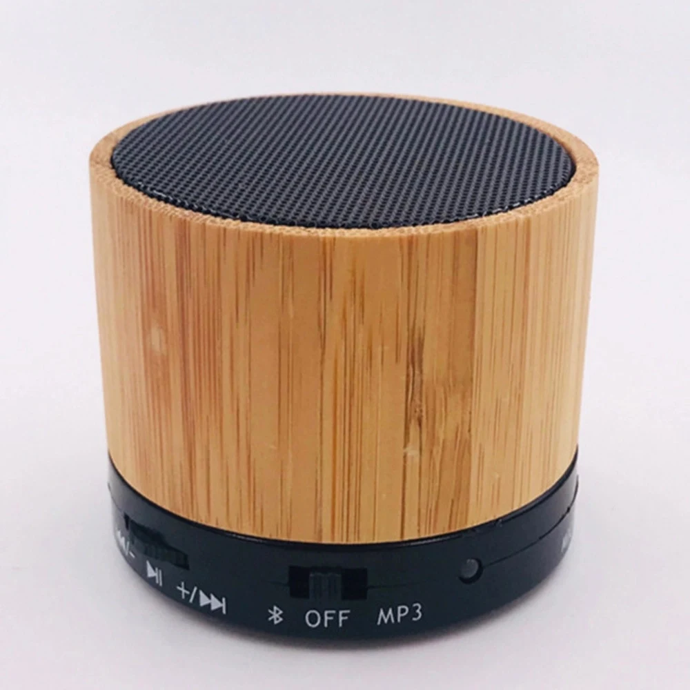 Small Audio Portable Wooden Wireless Bluetooth Speaker 1