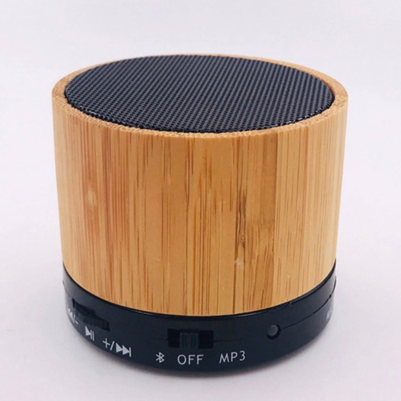 Small Audio Portable Wooden Wireless Bluetooth Speaker