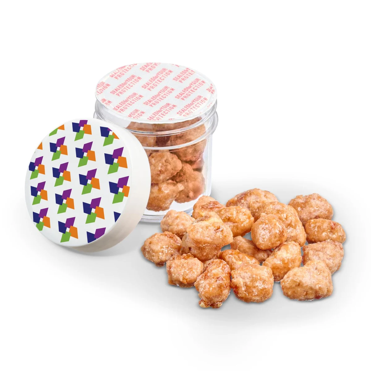 1 OZ JAR OF CANDIED PEANUTS 1