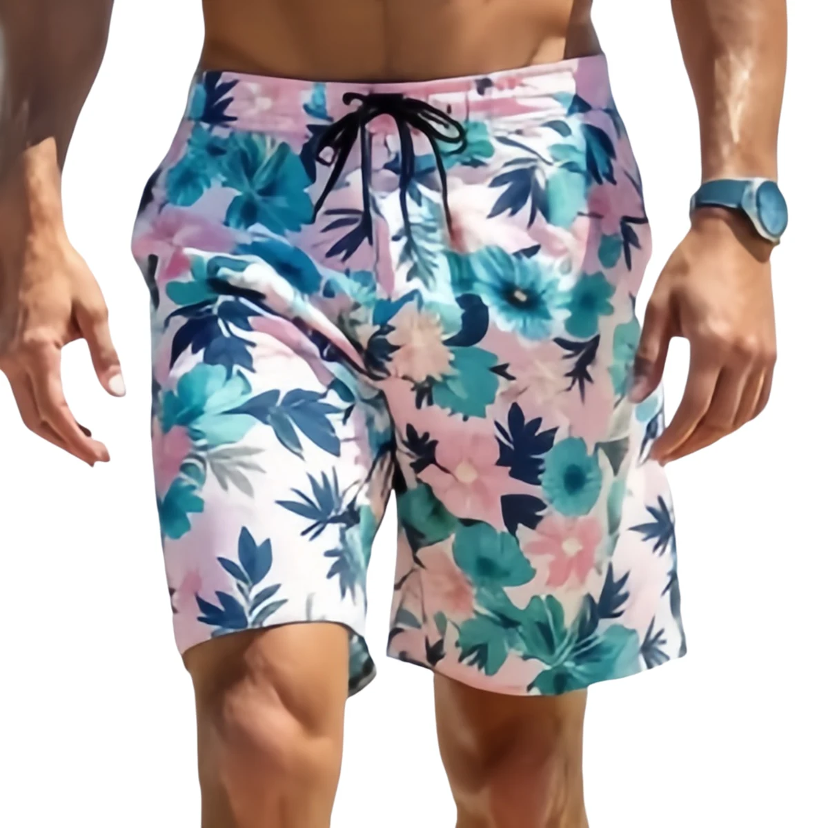 Full Color Hawaii Beach Shorts 1