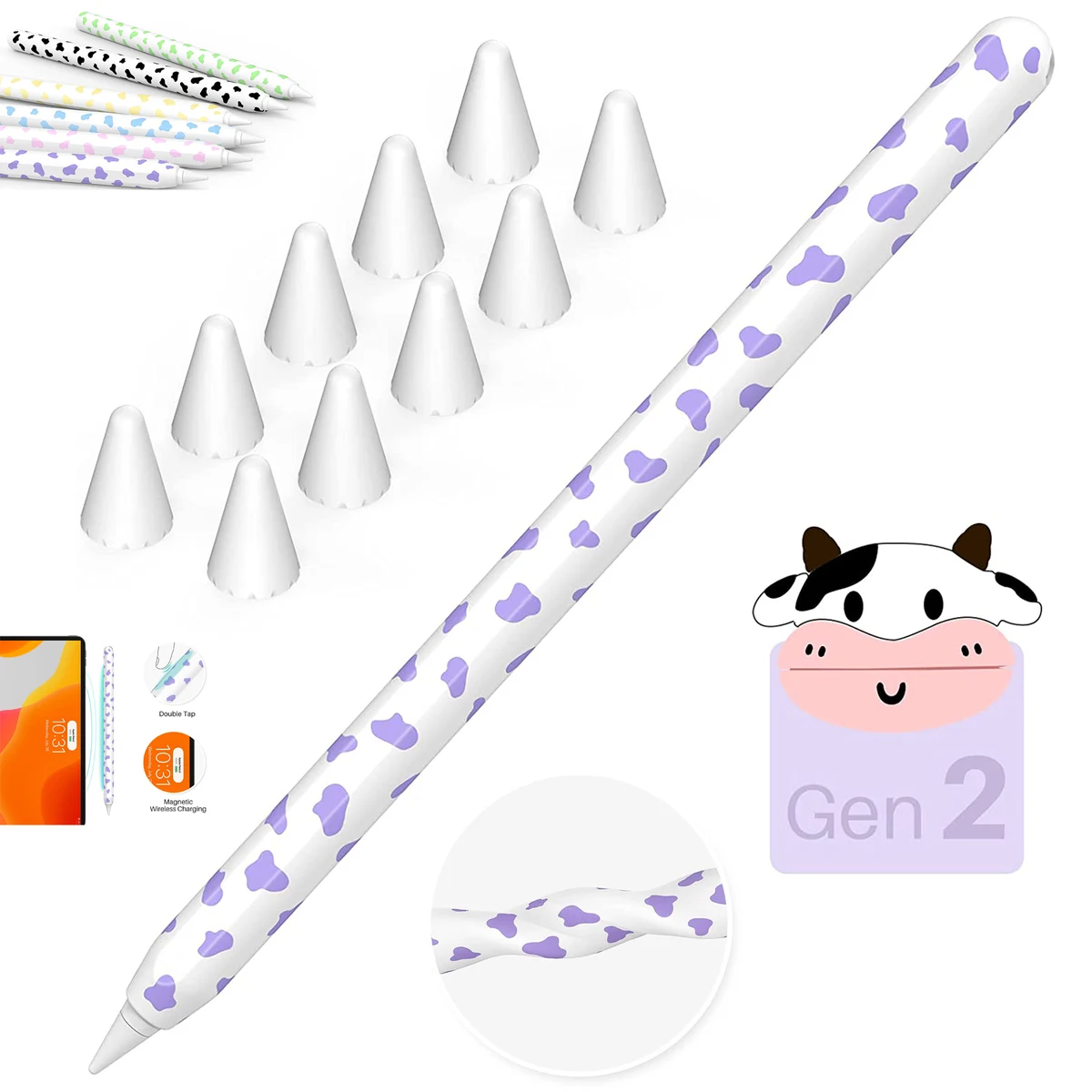 Cow Print Case for Apple Pencil 2nd Generation Cover 1