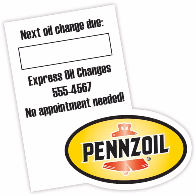 Vinyl Label Full Color (3"x3") Eye Chart W/Oval