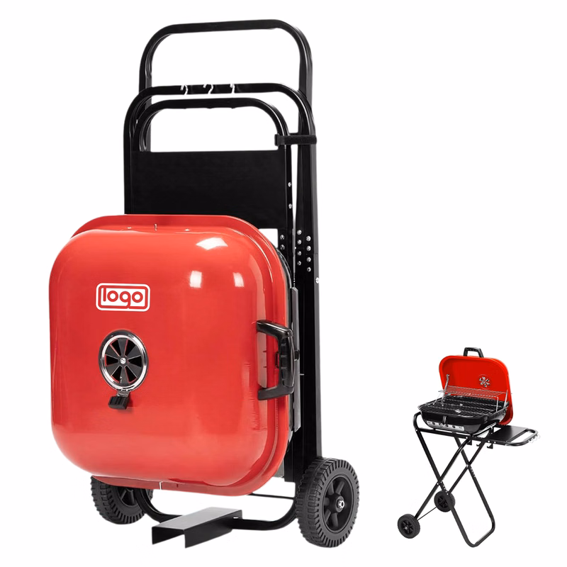 Outdoor Folding Cart Charcoal BBQ Grill