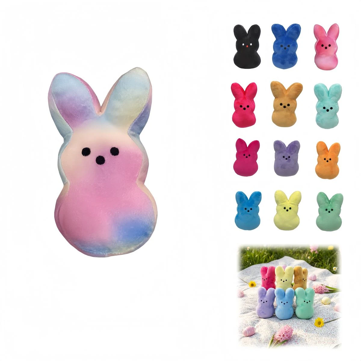 Customizable Easter Plush Bunny Toy 1