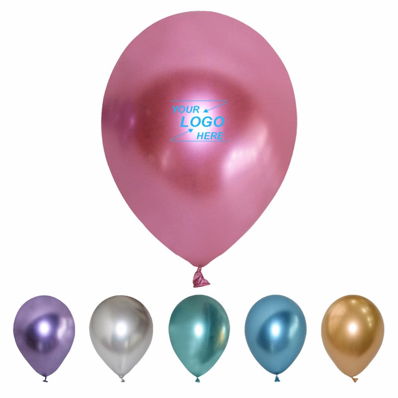 12" Metallic Latex Party Balloons