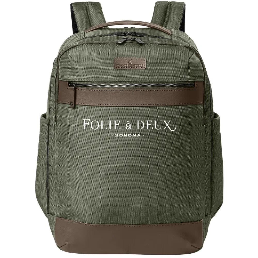 Brooks Brothers(R) Oxford Backpack 1