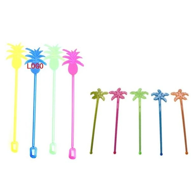 Palm Tree/ Pineapple Cocktail Drink Stirrers 1