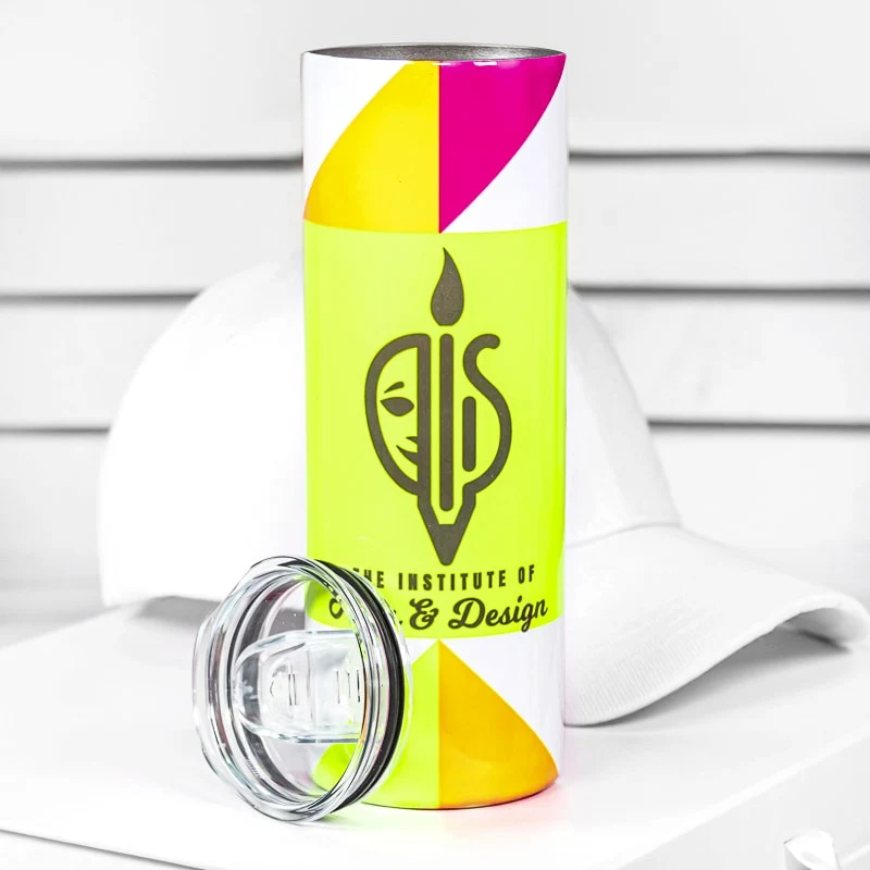 20 Oz. Custom Printed Fluorescent Neon Stainless Steel Tumblers 1