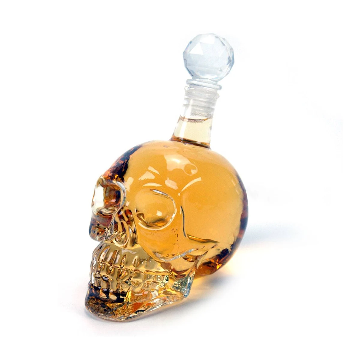 Creative Skull-shaped Glass Wine Bottle 1