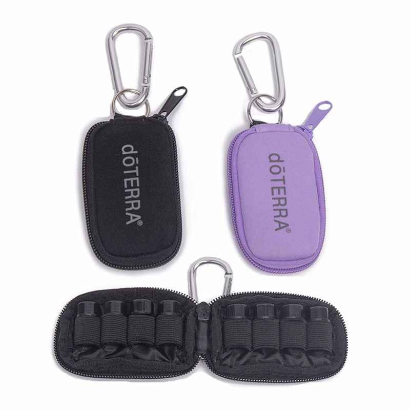 Cosmetic Mini Nylon Carrying Cases Keyring