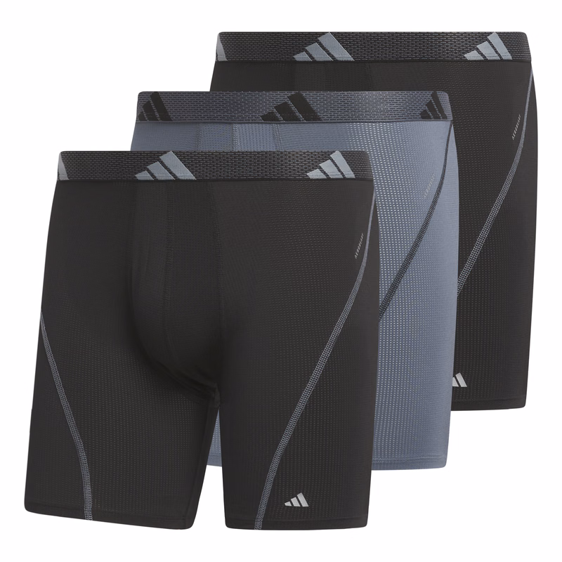 Adidas Men's Performance Mesh Big & Tall 3-Pack Boxer Brief
