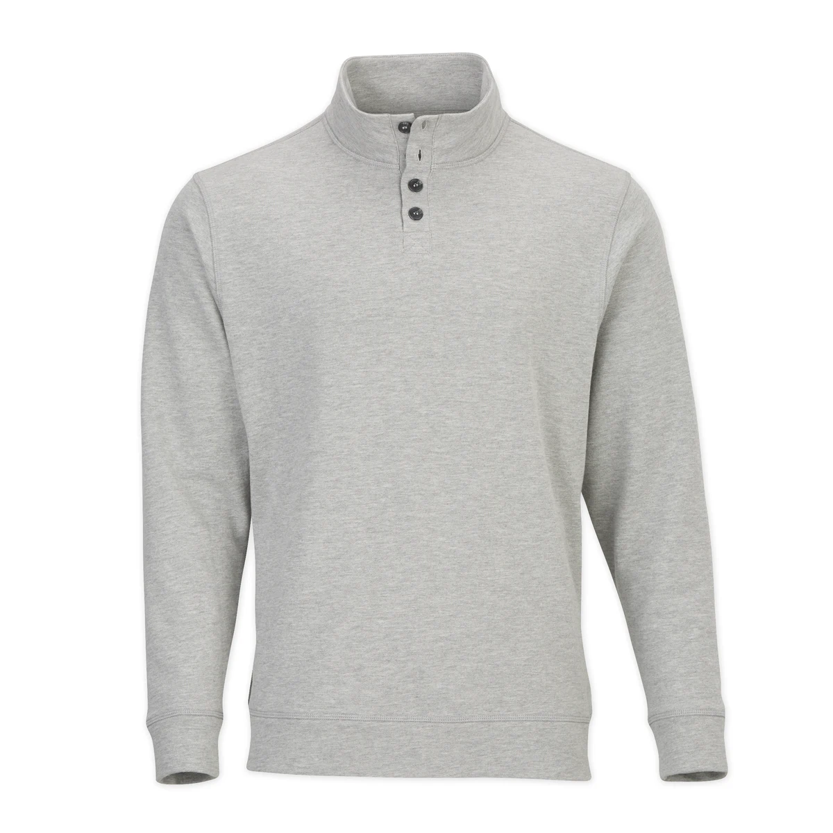 BOXERCRAFT FRENCH TERRY BUTTON PULLOVER 1