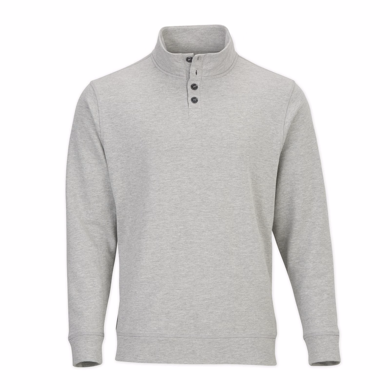 BOXERCRAFT FRENCH TERRY BUTTON PULLOVER
