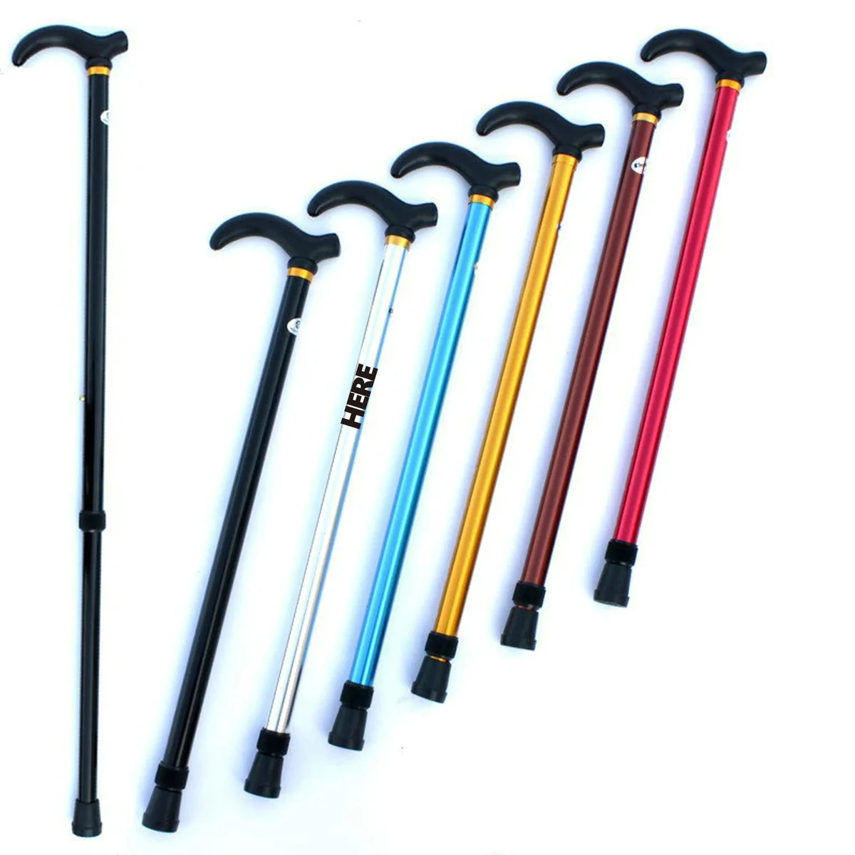 Customize Hiking Walking Trekking Poles Collapsible 1