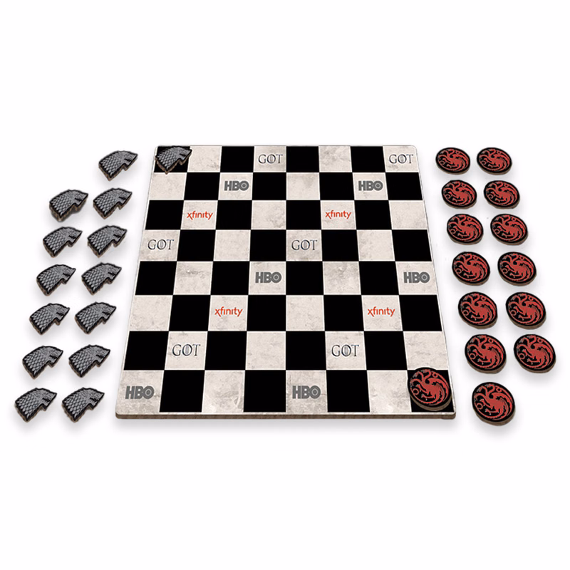 Table Top Checkers Game