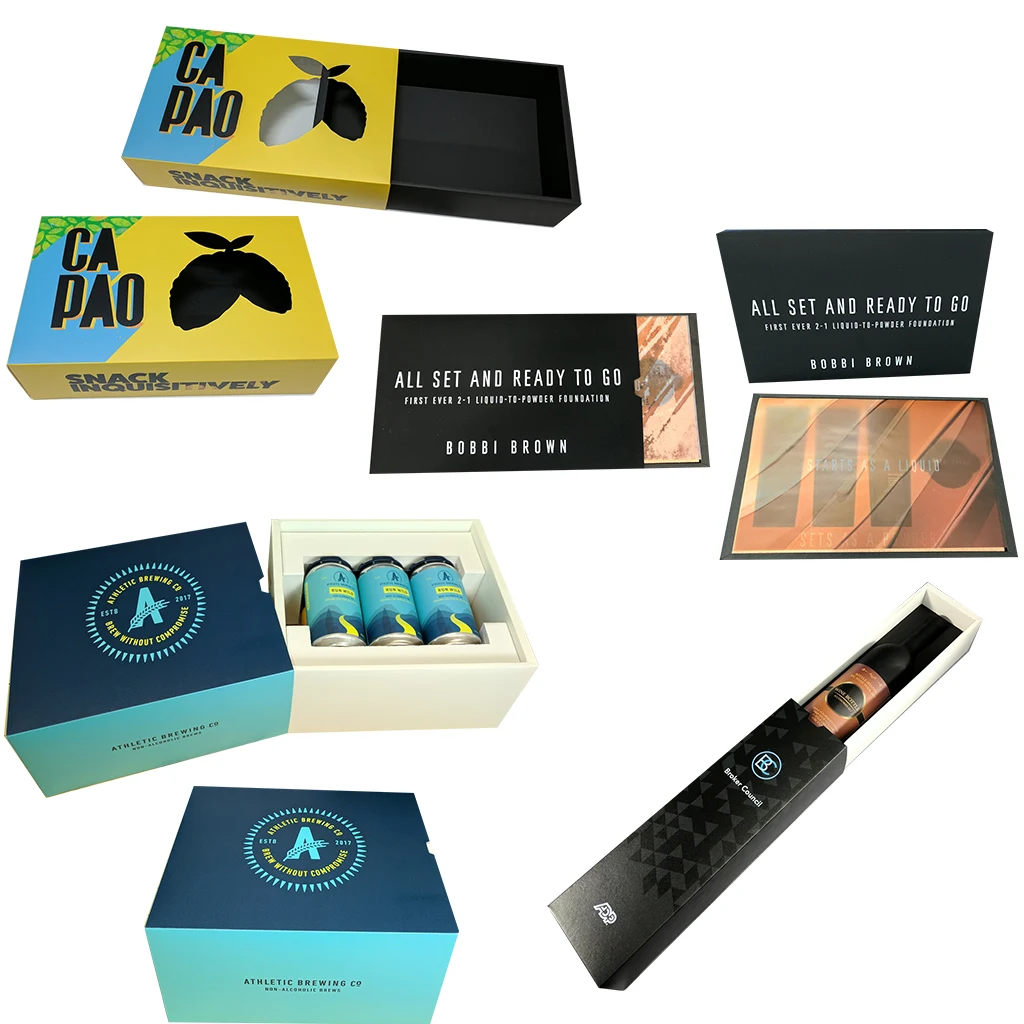 Custom Printed Full Color Slider Soft Touch Luxury Gift Box - Custom-Sized 1
