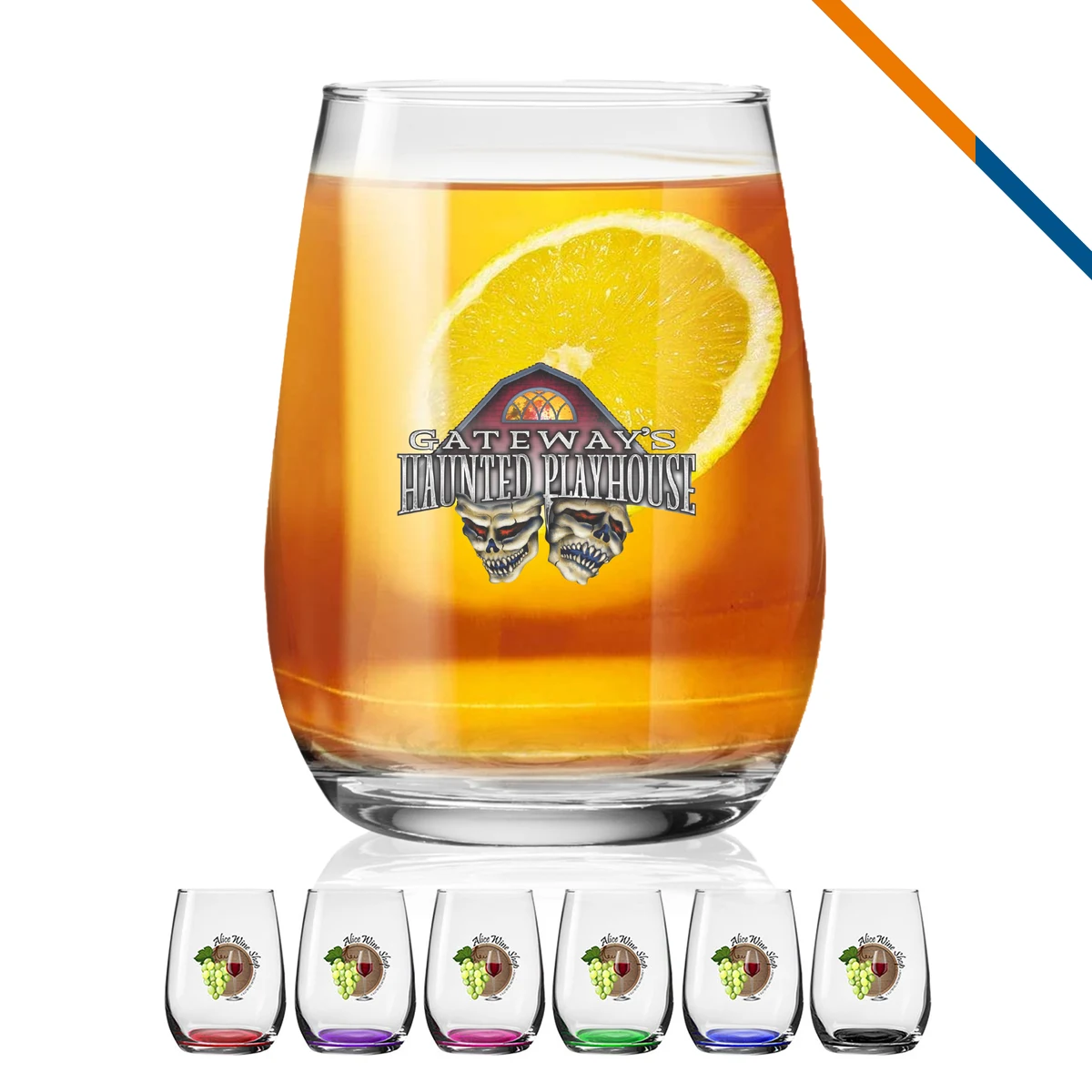 Libbey Fergus Stemless Taster Glasses - 6.25 OZ. 1