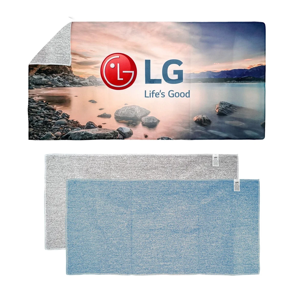 24 x 12 Heather Microfiber Towel 1