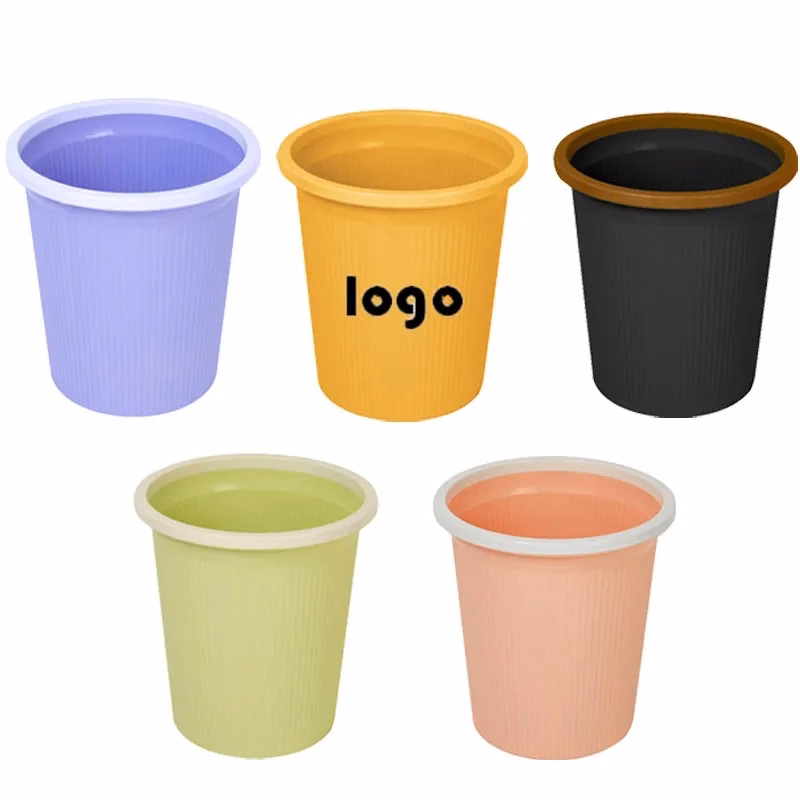 Plastic Cylinder Trash Can