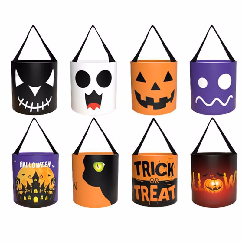 LED Light Halloween Candy Bags