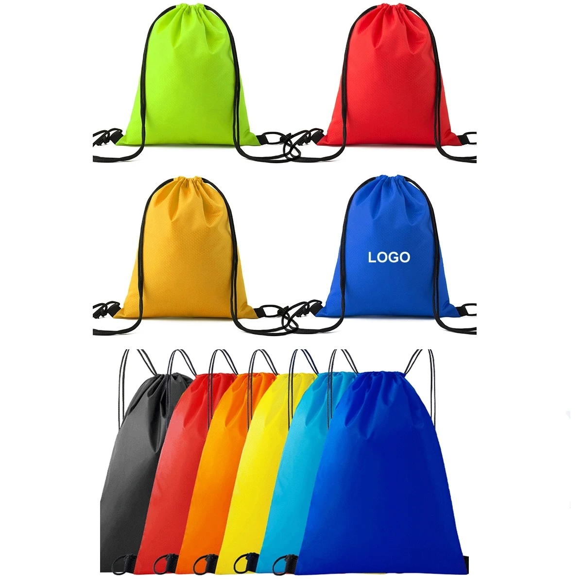 Drawstring Backpack Bags For Party Gym Sports Shopping 1