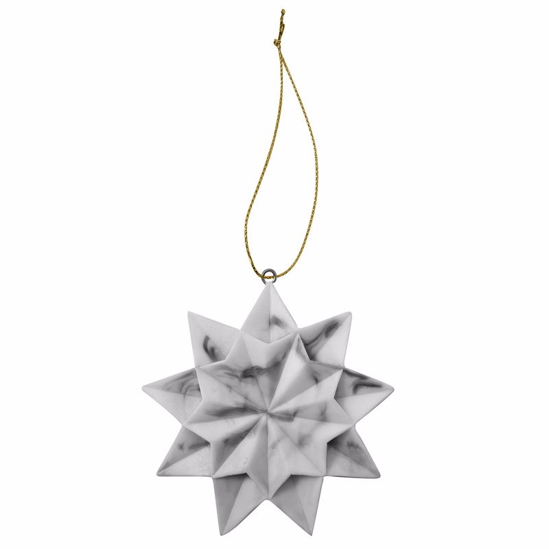 Pinnacle Express Ornament with metallic gold string