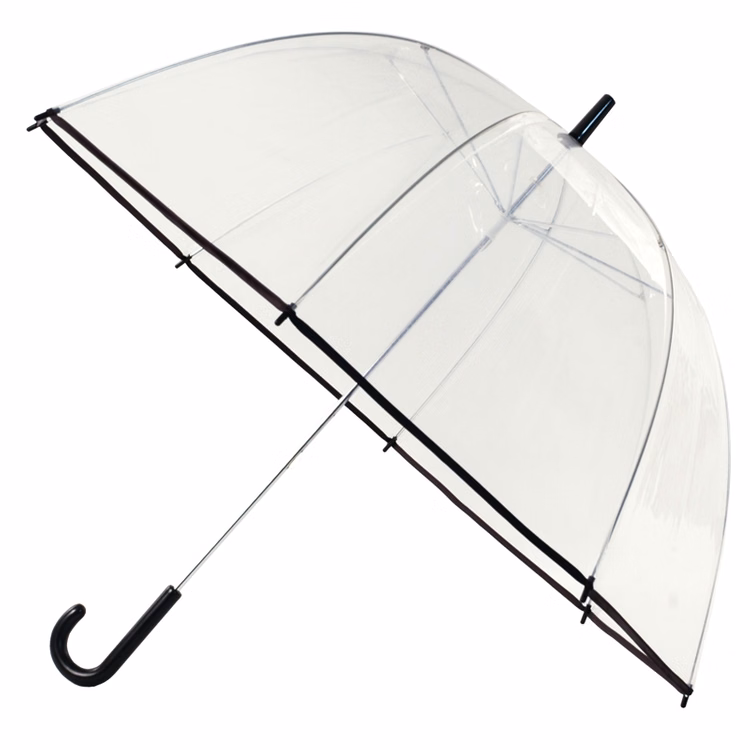The 47" Clear Bubble Umbrella with Hook Handle