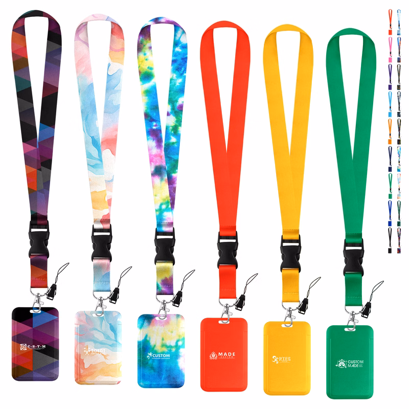 Vertical Version With Hanging Rope Work Permit Card Holder