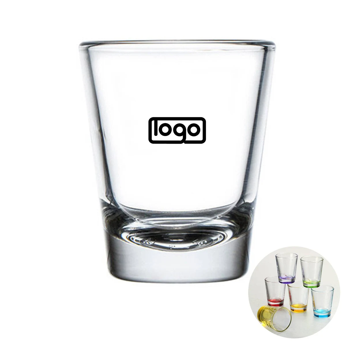2oz Colour Shot Glass 1