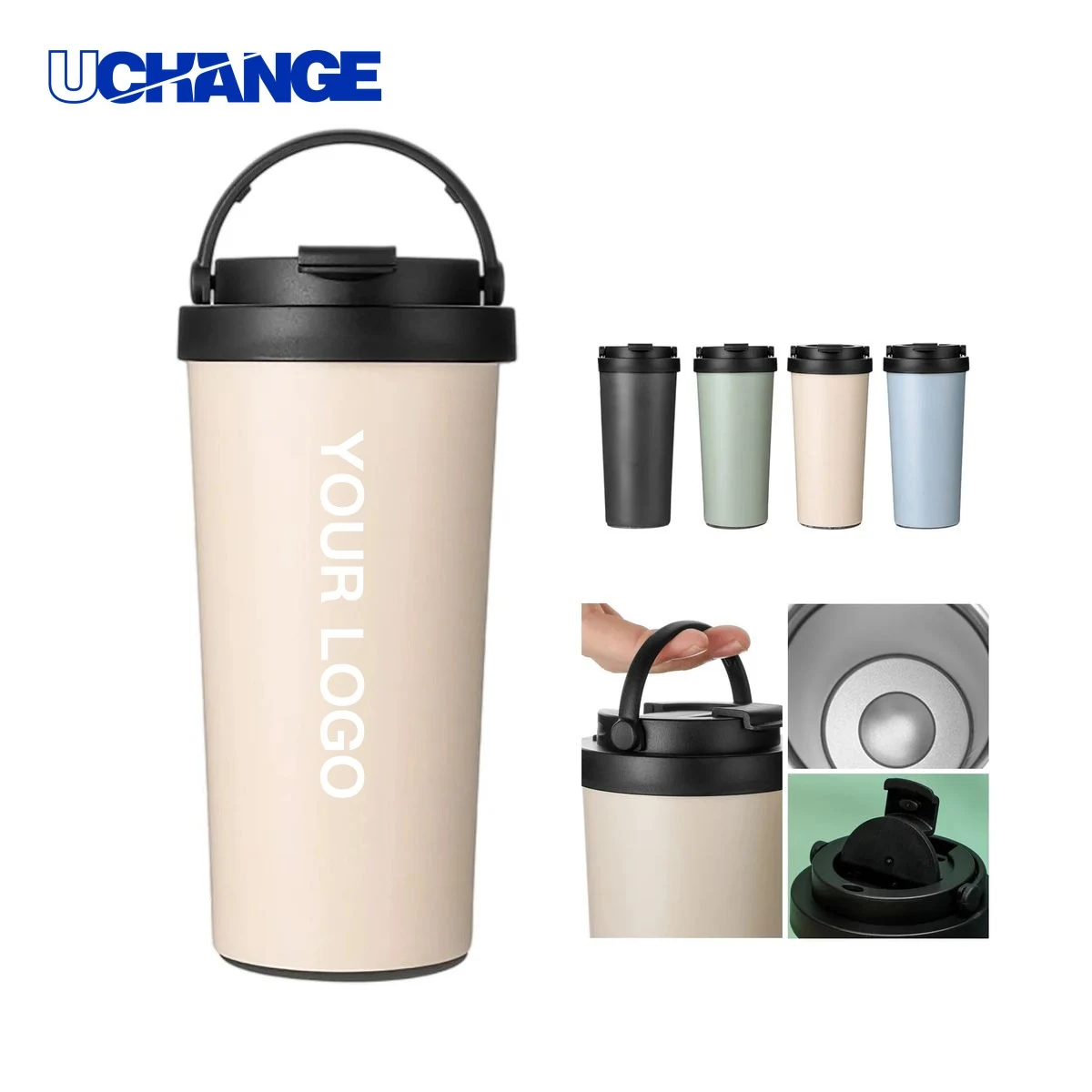 Vacuum Insulated Thermos Travel Cup Drinkware for Commuting 1