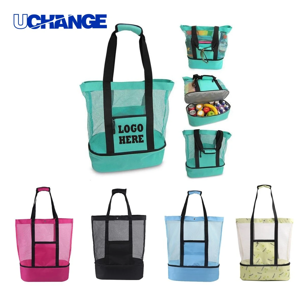 2-in-1 Beach Cooler Tote Bag 1